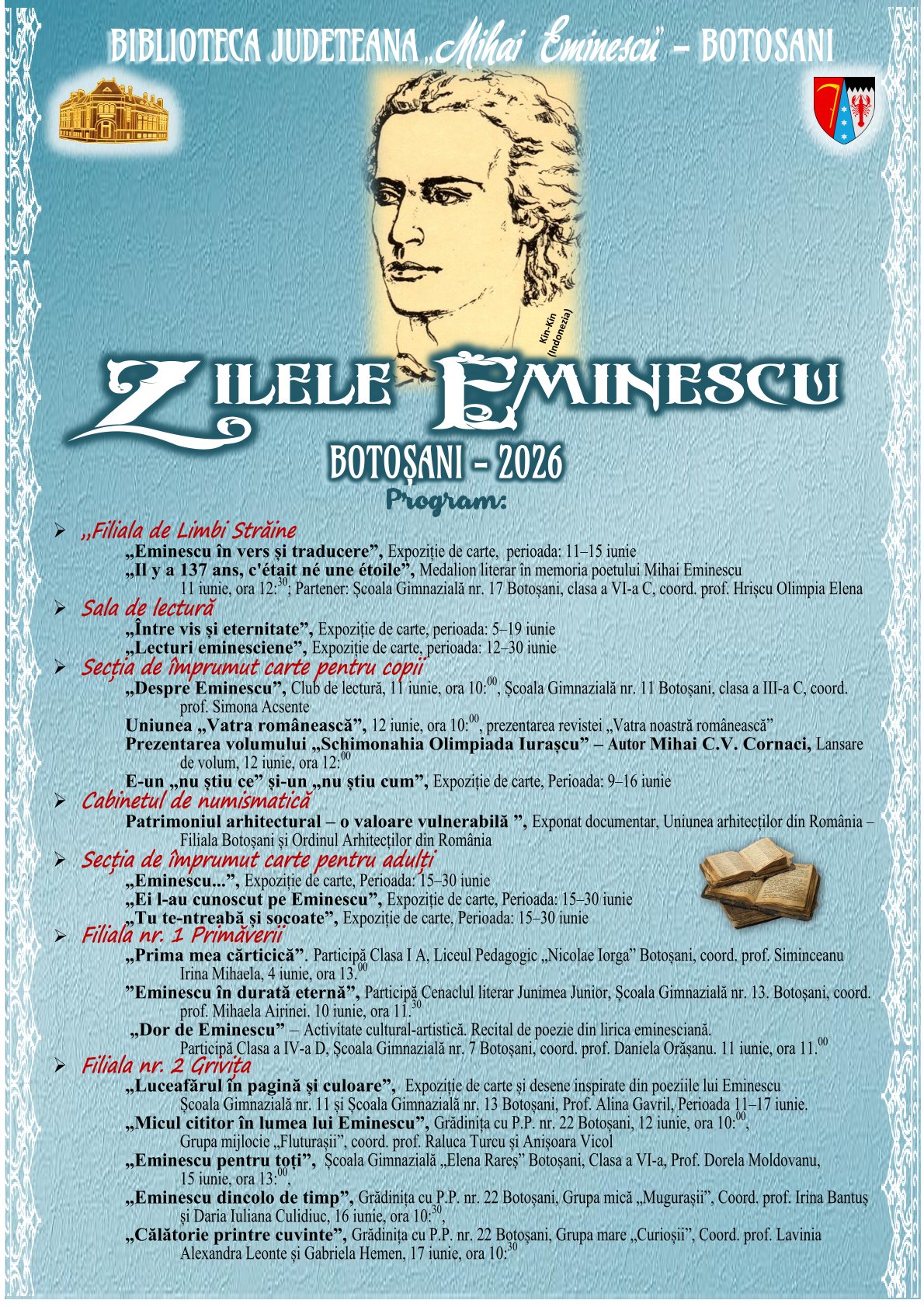 Zilele Eminescu - 2026